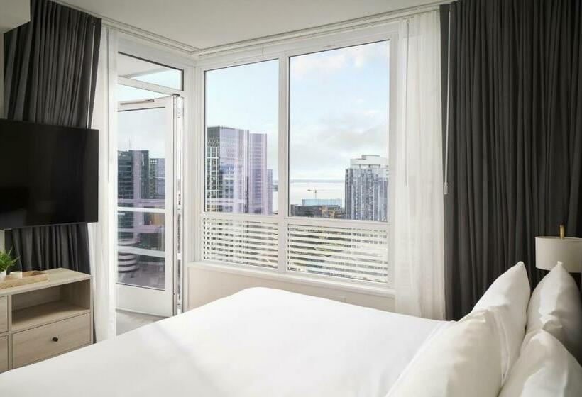 带2个卧室的套房, Level Seattle Downtown  South Lake Union