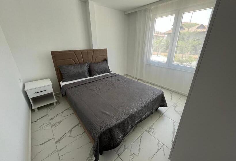 庭の見える1ベッドルームアパートメント, Oğuz Apart