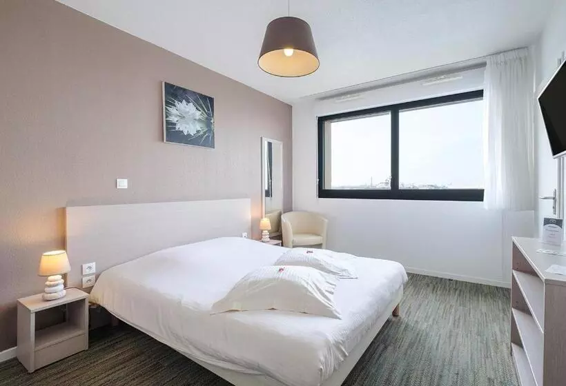 ダブルベッドのスタンダードスタジオ, All Suites Appart Hôtel Dunkerque