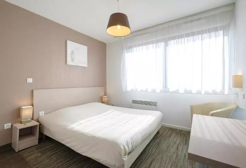 ダブルベッドのスタンダードスタジオ, All Suites Appart Hôtel Dunkerque