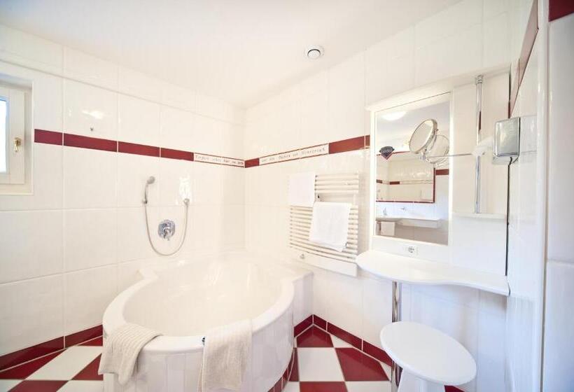 デラックススイート ビュー付き, Alpenbad Hotel Hohenhaus