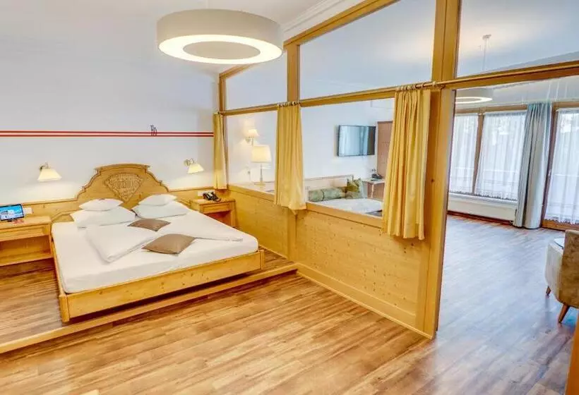 デラックススイート ビュー付き, Alpenbad Hotel Hohenhaus