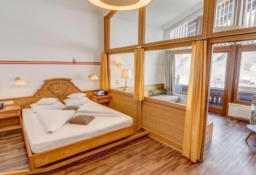 デラックススイート ビュー付き, Alpenbad Hotel Hohenhaus