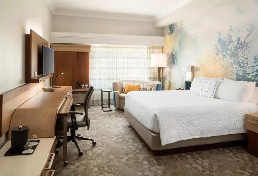 身障者適用キングサイズベッドルーム, Courtyard Palo Alto Los Altos