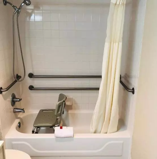 اتاق استاندارد با تخت بزرگ برای معلولان, Super 8 By Wyndham Gulfport Biloxi Airport