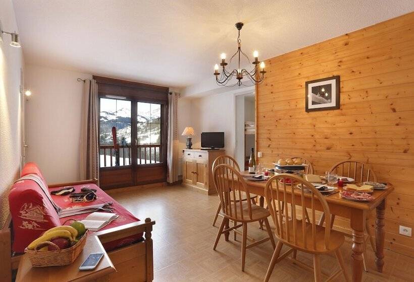 Апартаменты 2 Спальни, Residence Nemea Les Chalets Des Evettes