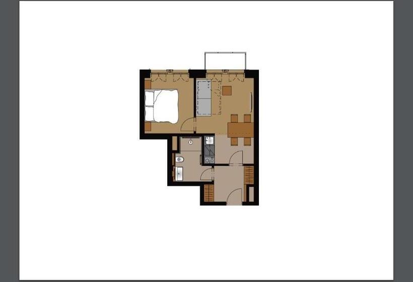 １ベッドルームアパートメント, Palace Apartments