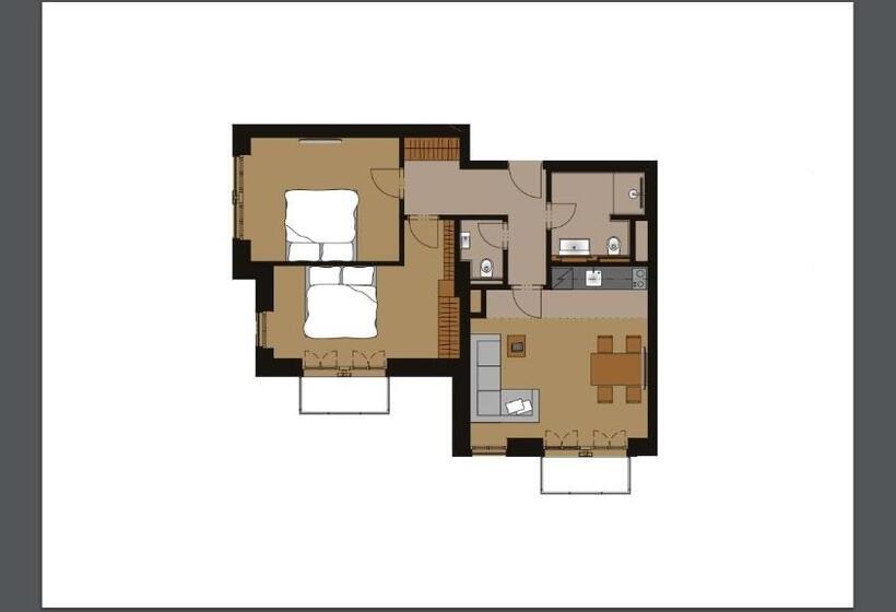 ２ベッドルームアパートメント, Palace Apartments