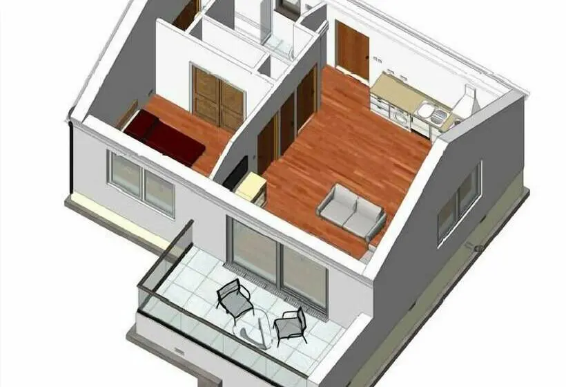 Casa 1 Dormitori, Glas Beag