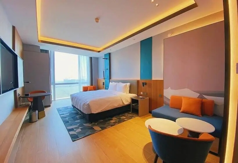 ダブルベッドスタンダードルーム, Holiday Inn Express Jining Cultural Center By Ihg