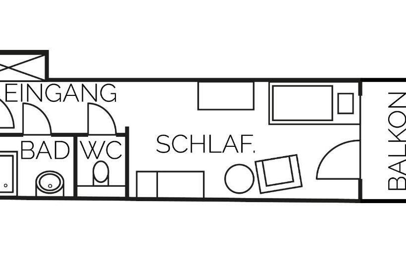 חדר סטנדרט יחיד, Genuss   Und Vitalhotel Moisl