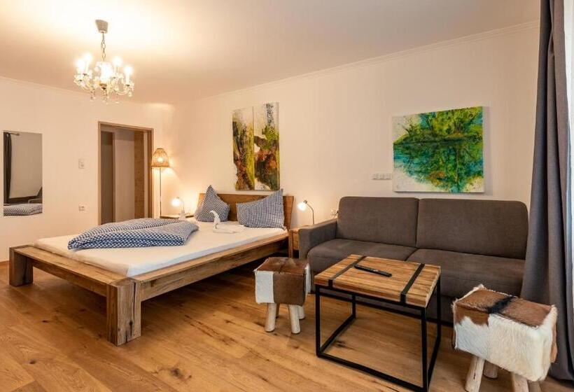 带1个卧室的带阳台的公寓, Flora Das Kleine Garten