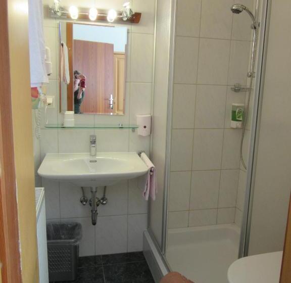 חדר יחיד נוף לגינה, Waldpension Mück