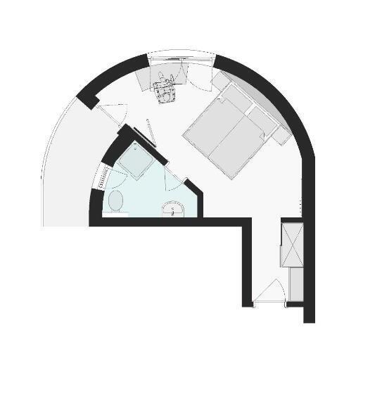 חדר סטנדרט עם מרפסת, Edelweiss Superior