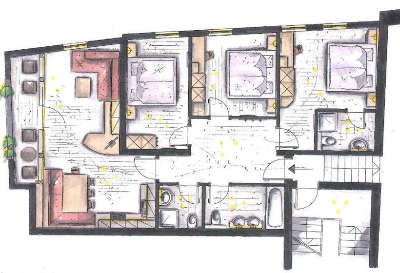 آپارتمان 3 خوابه, Schimpfösslhof