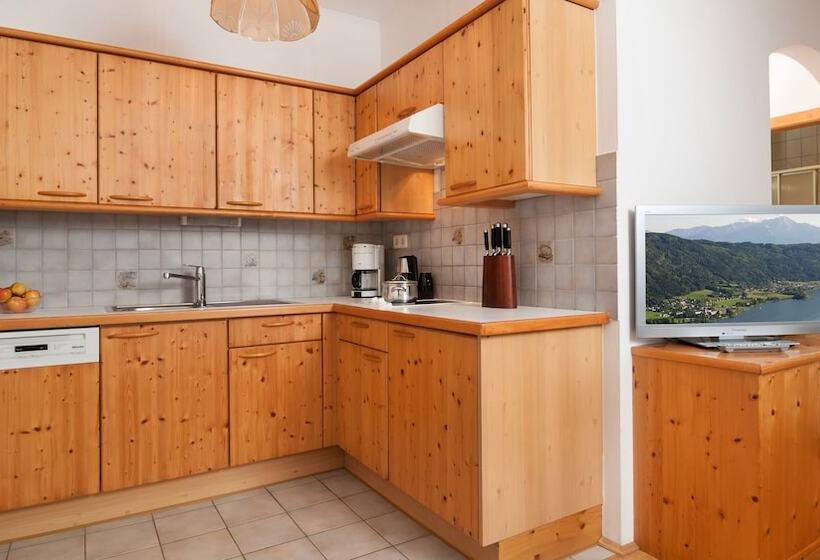 شقة غرفة نوم واحدة مزودة بشُرفة, Wellness Landhaus Parth