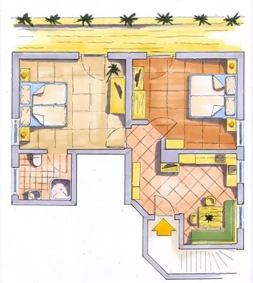 ２ベッドルームのコンフォートアパートメント, Ferienwohnung Am Oberrainerhof