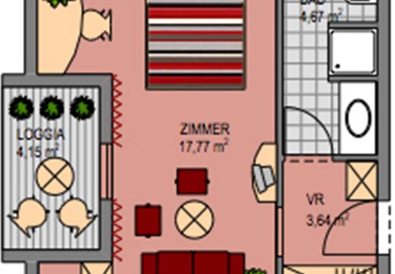 Comfort room with balcony, Terrassenhotel Reichmann