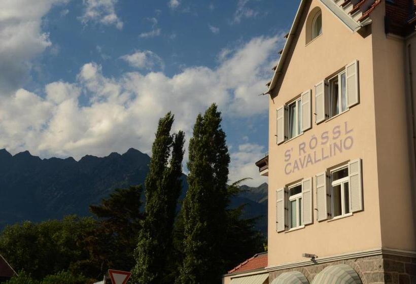 带阳台的标准单人间, Albergo Cavallino S'rössl