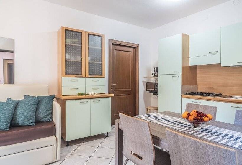バルコニー付き１ベッドルームアパートメント, Residence Nuove Terme