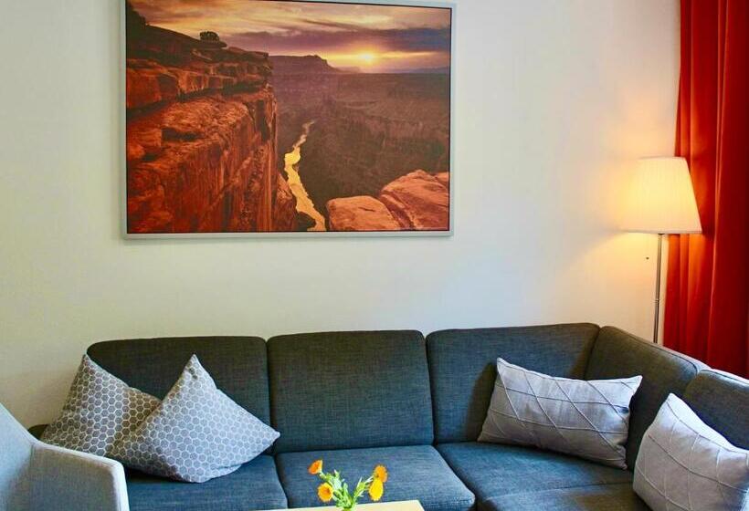 Апартаменты 1 Спальня Нижний Этаж, Pension Kurhausblick