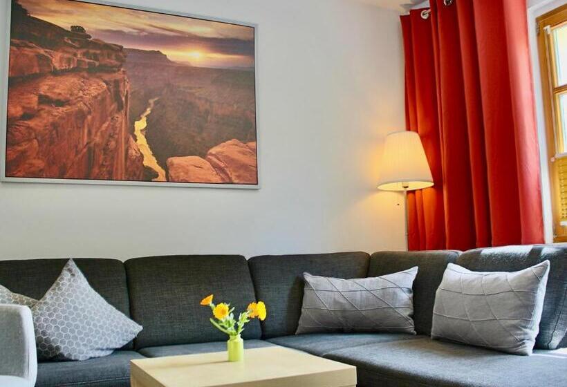 Апартаменты 1 Спальня Нижний Этаж, Pension Kurhausblick