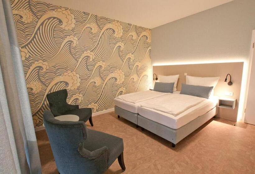 テラス付きスタンダードルーム, Garni Goldener Anker