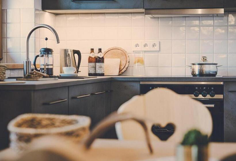 Апартаменты Дюплекс 1 Спальня, Der Lederer Hof Boutique Apartments