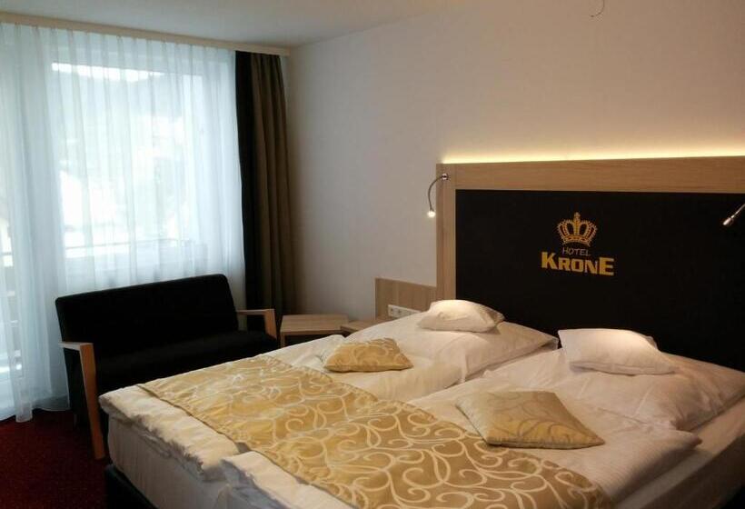 חדר סטנדרט עם מרפסת, Wellness Hotel Garni Krone