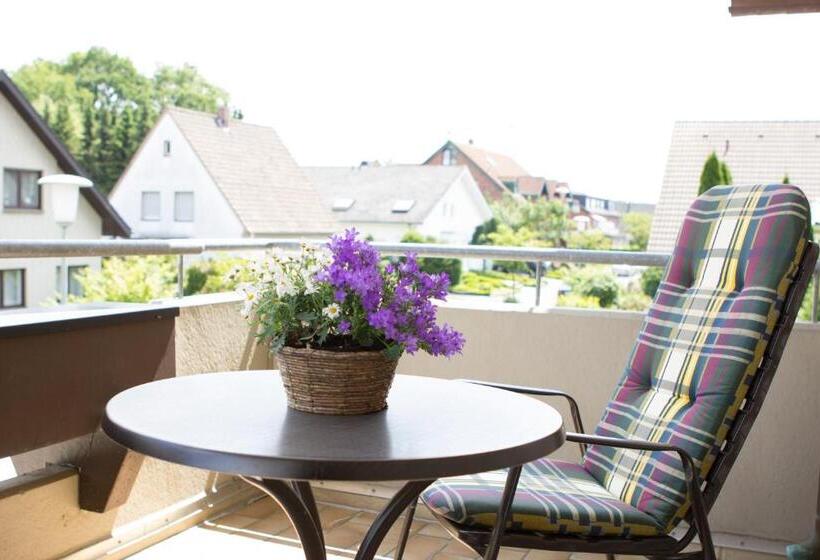 חדר סטנדרט יחיד עם מרפסת, Haus Hönemann