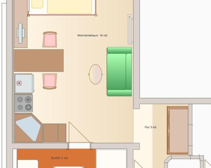 غرفة قياسية فردية, Gästehaus Johanna