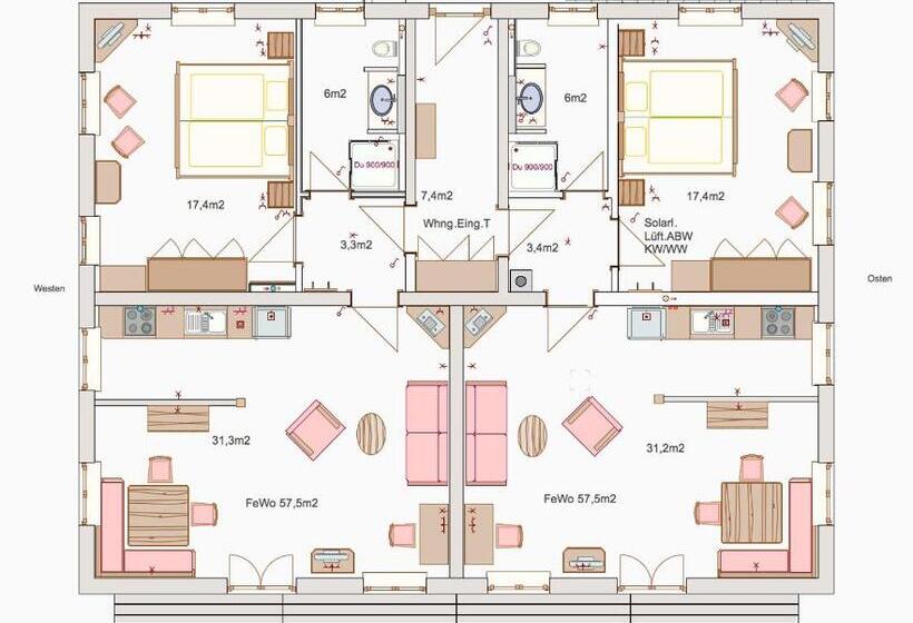 شقة غرفة نوم واحدة مزودة بشُرفة, Gästehaus Johanna