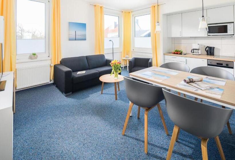 Апартаменты 2 Спальни, Haus Klipper Norderney