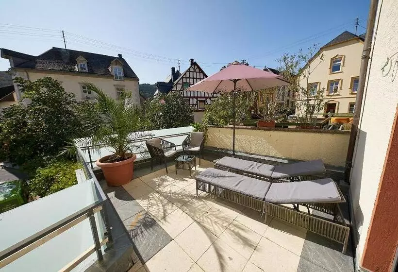 テラス付き１ベッドルームアパートメント, Zeltingerhof  Gasthaus Des Rieslings