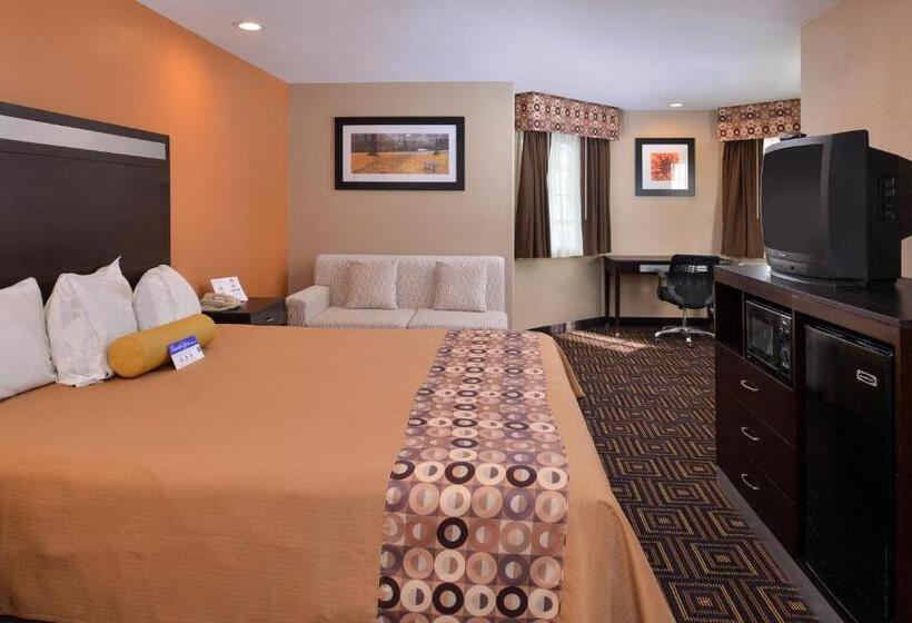 스탠다드 룸 킹사이즈 침대, Americas Best Value Inn & Suites Madera