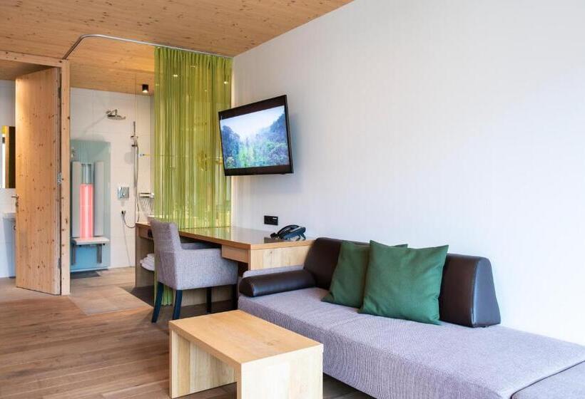 Полулюкс Одноместный с Террасой, Der Reschenhof