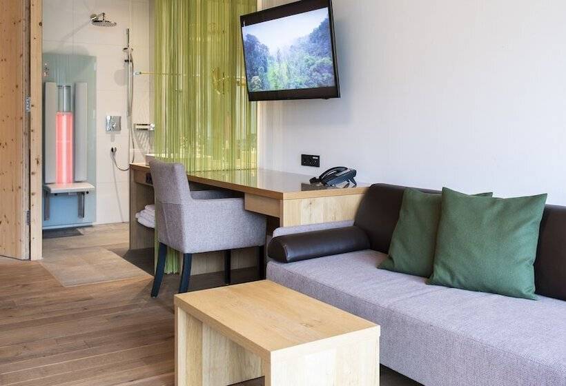 Полулюкс Одноместный с Террасой, Der Reschenhof