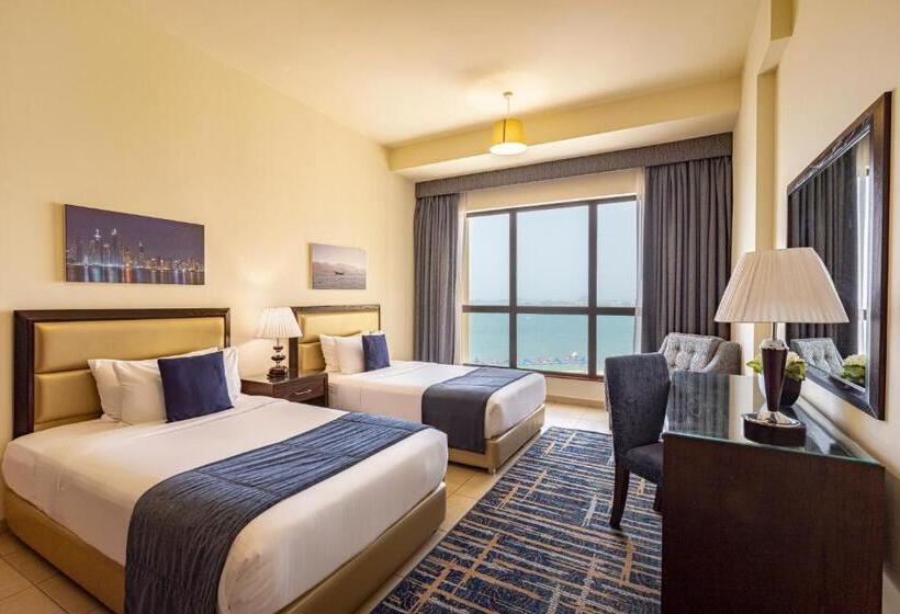 Апартаменты 2 Спальни Вид на Море, Roda Amwaj Suites Jumeirah Beach Residence