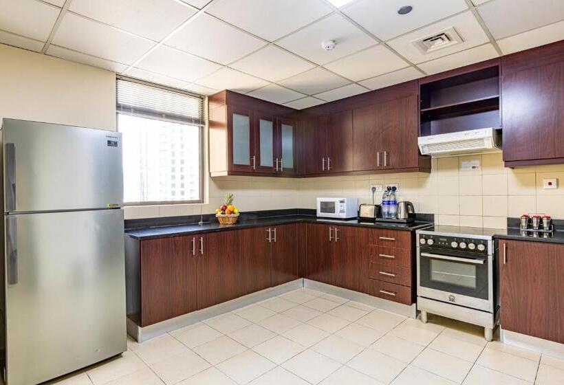 Апартаменты 3 Спальни Вид на Море, Roda Amwaj Suites Jumeirah Beach Residence