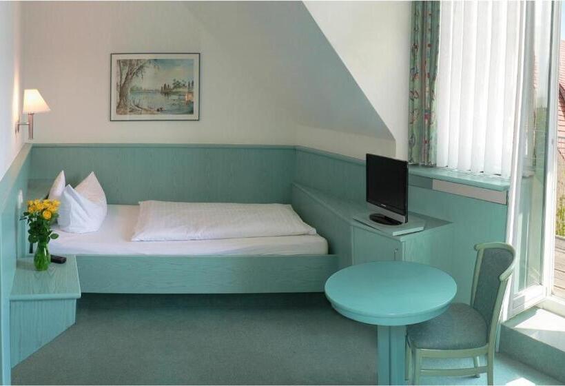 싱글 내측 룸, Till Eulenspiegel   Nichtrauchhotel   Garni