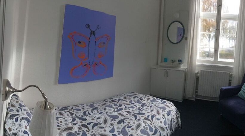 חדר סטנדרד יחיד חדר אמבטיה משותף, Badehotel Harmonien