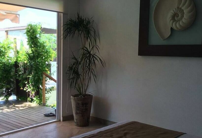 غرفة قياسية سرير مزدوج مطلة على البحر, Casa Qi Mazunte