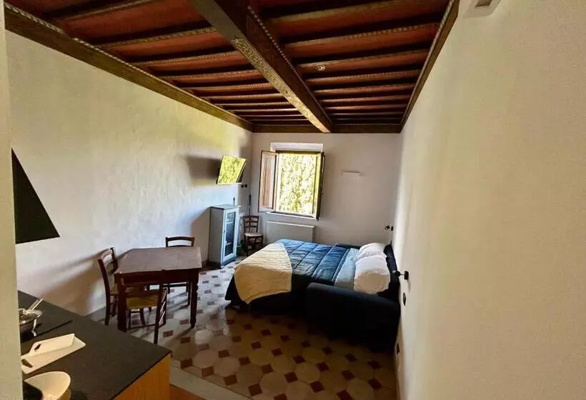 キングサイドベッドのスタンダードワンルーム, Villa Mucellena