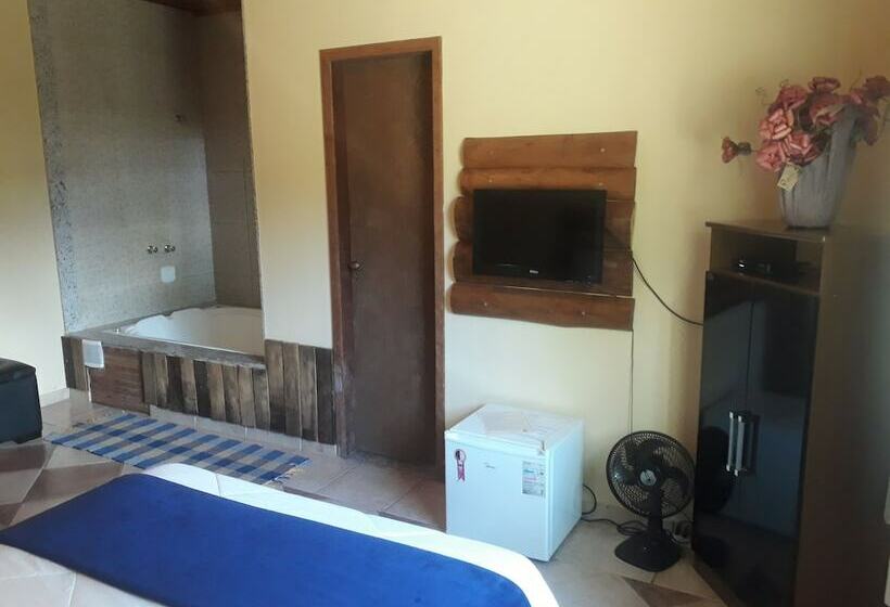 جناح ديلوكس مطل على الجبل, Pousada Ecorsini Aventura