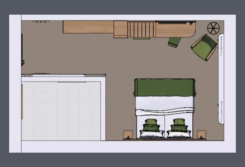 高级大房间, Waldhotel Zum Bergsee Damme