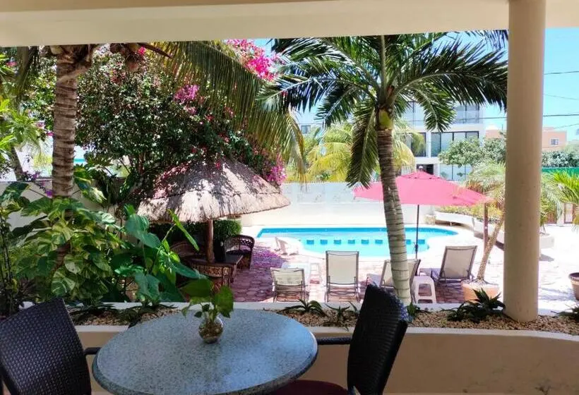 テラス付きスタンダードワンルーム, Cabañas Puerto Morelos