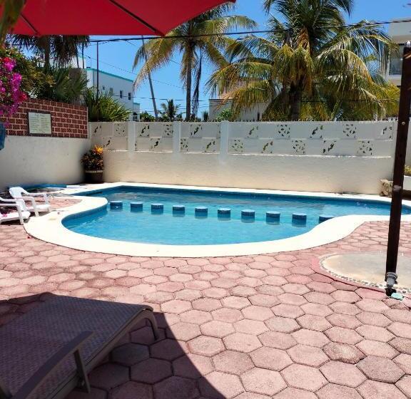 إستوديو قياسى مزودة بتراس, Cabañas Puerto Morelos