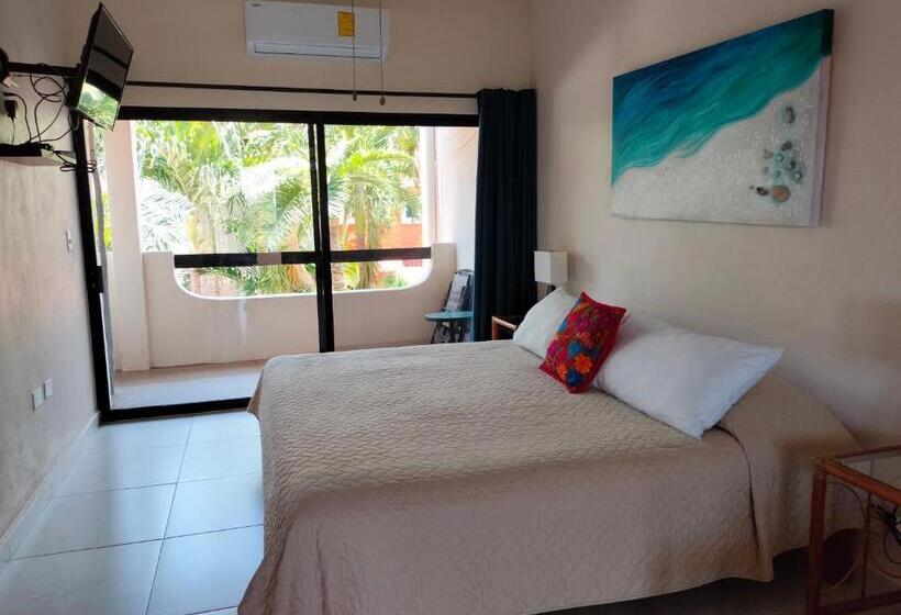 스탠다드 룸 가든 전망, Cabañas Puerto Morelos