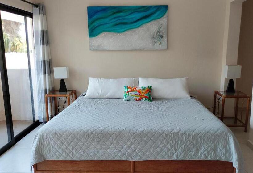 스탠다드 룸 풀장 전망, Cabañas Puerto Morelos