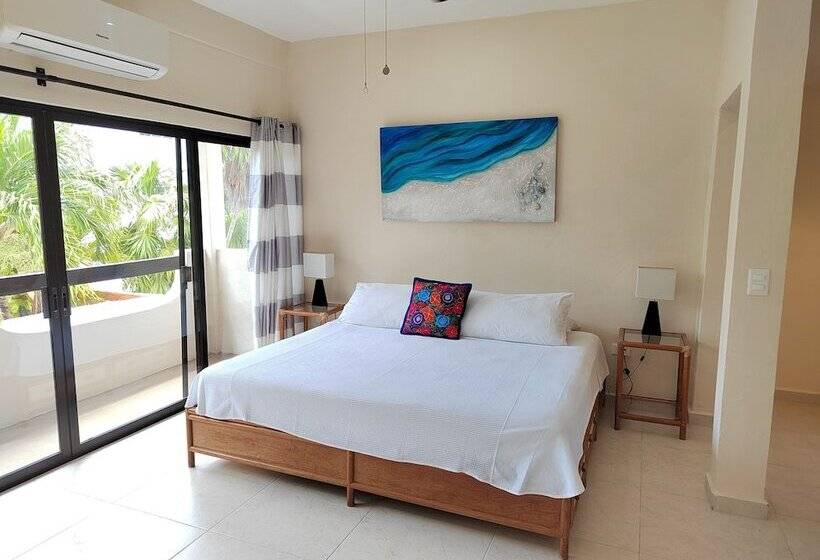 جناح مطلّ علي حمام السباحة, Cabañas Puerto Morelos